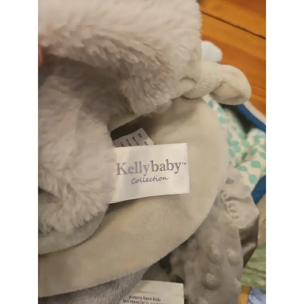 Assorted Brand Lovey Security Blanket Lot Plush Various Sizes Neutral Boy 13 Pcs